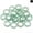 Green Aventurine, variant on 20pcs Ring Jewelry Natural Agate Gemstone Mix Colorful Rings Wholesale Lots-Rose Quartz-内径18~20mm
