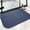 White-3, variant on Ultra Soft Absorbent Bath Mat 20x31.5 Inch Fluid Smoke Aurora Art Style, Denim Jean Print