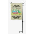 thumbnail image 4 of Printtoo Tan Welcome To Our Home Away From Home Campsite Camping Flags Personalized Outdoor GardenFlagsCamp Decor Accessory Double SidedFlags12.5x18 Inches, 4 of 4