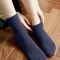 thumbnail image 4 of Fgnfyis 5 Pairs Of Womens Socks Winter Casual Warm Thermal Mid-Calf Comfort Socks with for Cold Weather Blue One Size, 4 of 8