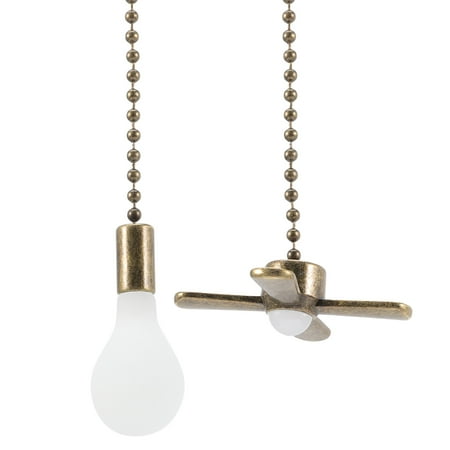 

Zonhebin Ceiling Fan Pull Chains - 2 Pcs Metal Extenders