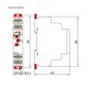 thumbnail image 3 of Relais de contrôle de niveau de liquide GRL8-01, contrôleur de niveau d'eau 10 A CA/CC 24 V-240 V, 3 of 4
