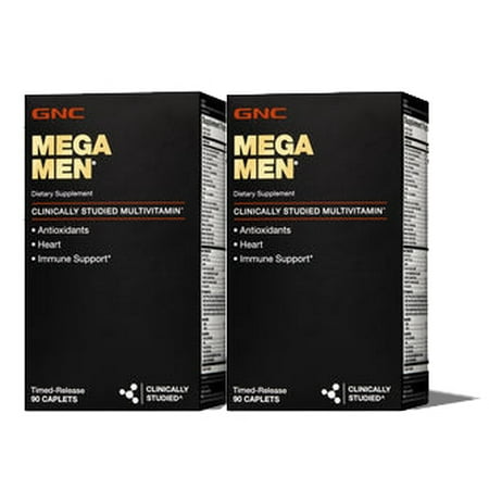 GNC Mega Men Energy and Metabolism Multivitamin for Men, 180 Count, For Increased Energy, Metabolism, and Calorie