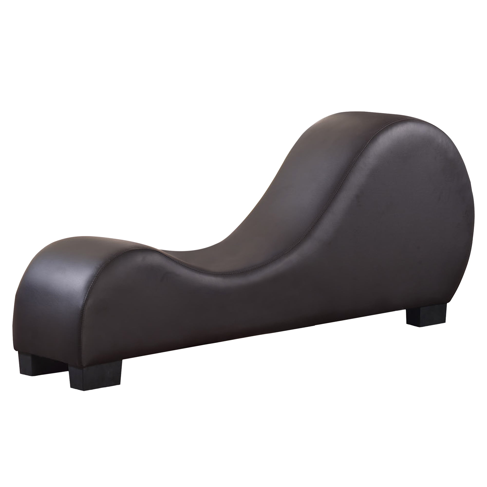 Versa Chair In Dark Brown Leatherette