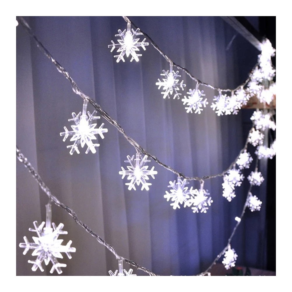 20LED 3M String Fairy Lights Snowflake Xmas Tree Christmas Party Home Decor 