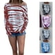 thumbnail image 4 of Top casual para mujer, estampado floral, cuello con hombros descubiertos, manga larga, para levantamiento diario y al aire libre, 4 of 6