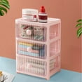 thumbnail image 5 of GFHFHITJ Desk Organizer with 4 Drawers, Makeup Organizer, Plastic Sundries Storage, Vanity Organizer, Cosmetic Desk Storage Box, Bathroom Counter Or Dresser, 5 of 8