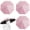 Pink, variant on 4 Pack Umbrella Hats, 27" Hands-Free Head Umbrealla Hats for Adult, Folding Waterproof Umbrella Cap With Head Strap for Outdoor Party, Fishing, Sun, Rain, Beach