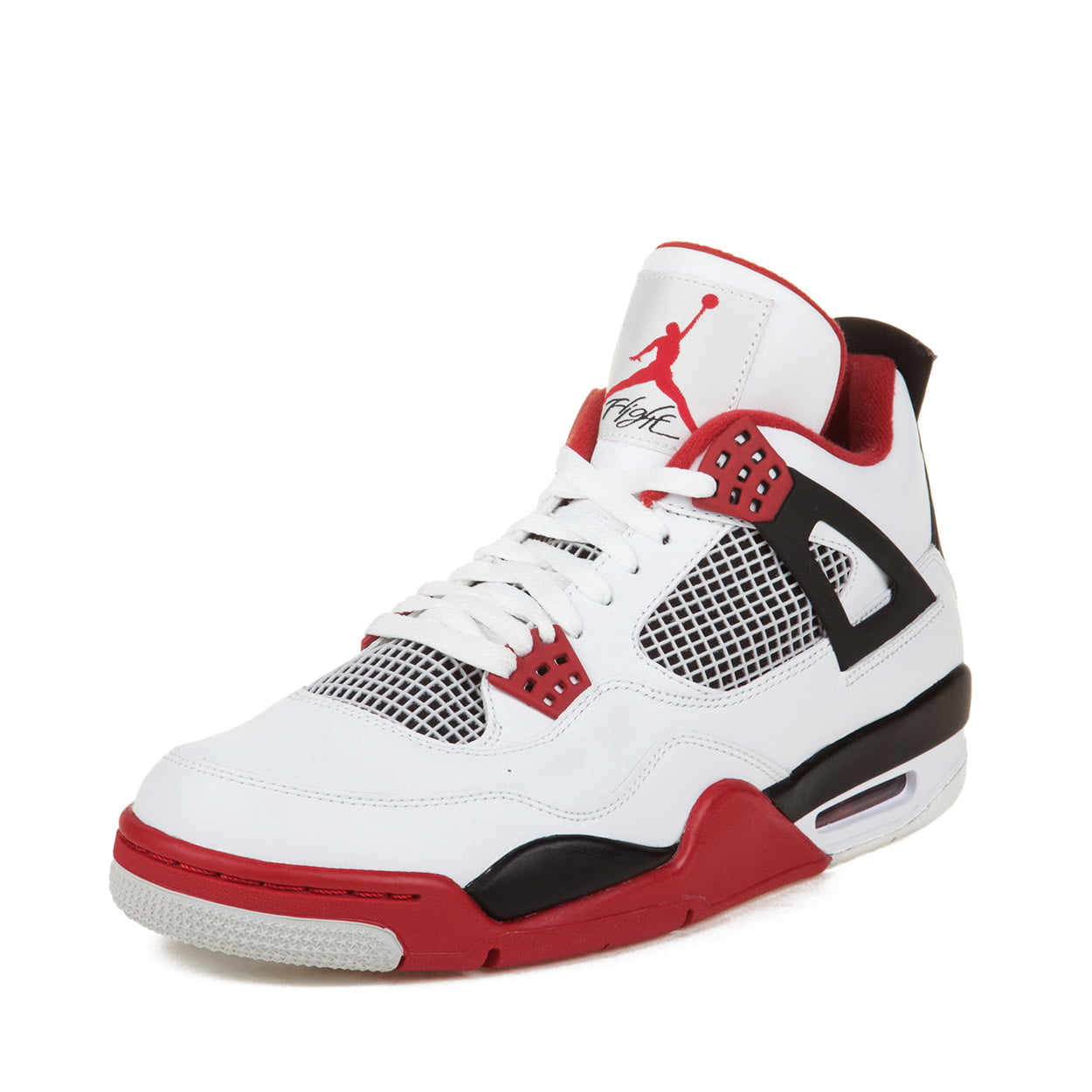 Nike Air Jordan 4 Retro "Fire Red" White/Varsity Red 308497-110 - Walmart.com