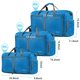 thumbnail image 2 of Bolsa de viaje Gonex 150 L con compartimento para zapatos, color azul cielo, 2 of 5