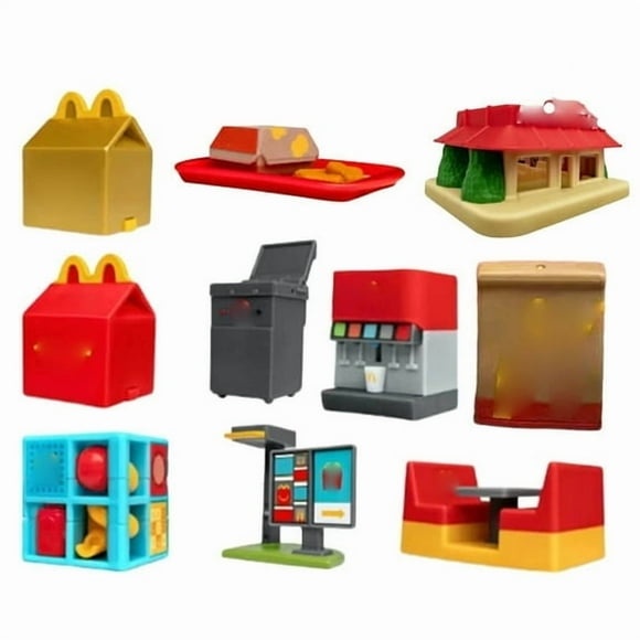 Mini McDonald's Toys For Kids 1 Set/10Pcs