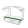 thumbnail image 3 of Comedero para pájaros transparente resistente al agua, accesorio para exteriores para amantes de 1 pieza, 3 of 8