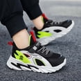thumbnail image 6 of Boys' Summer Running Shoes Fashion Sport Print Lightweight Breathable Comfort Mesh Sneakers Green 13 Y-13.5 Y, 6 of 7
