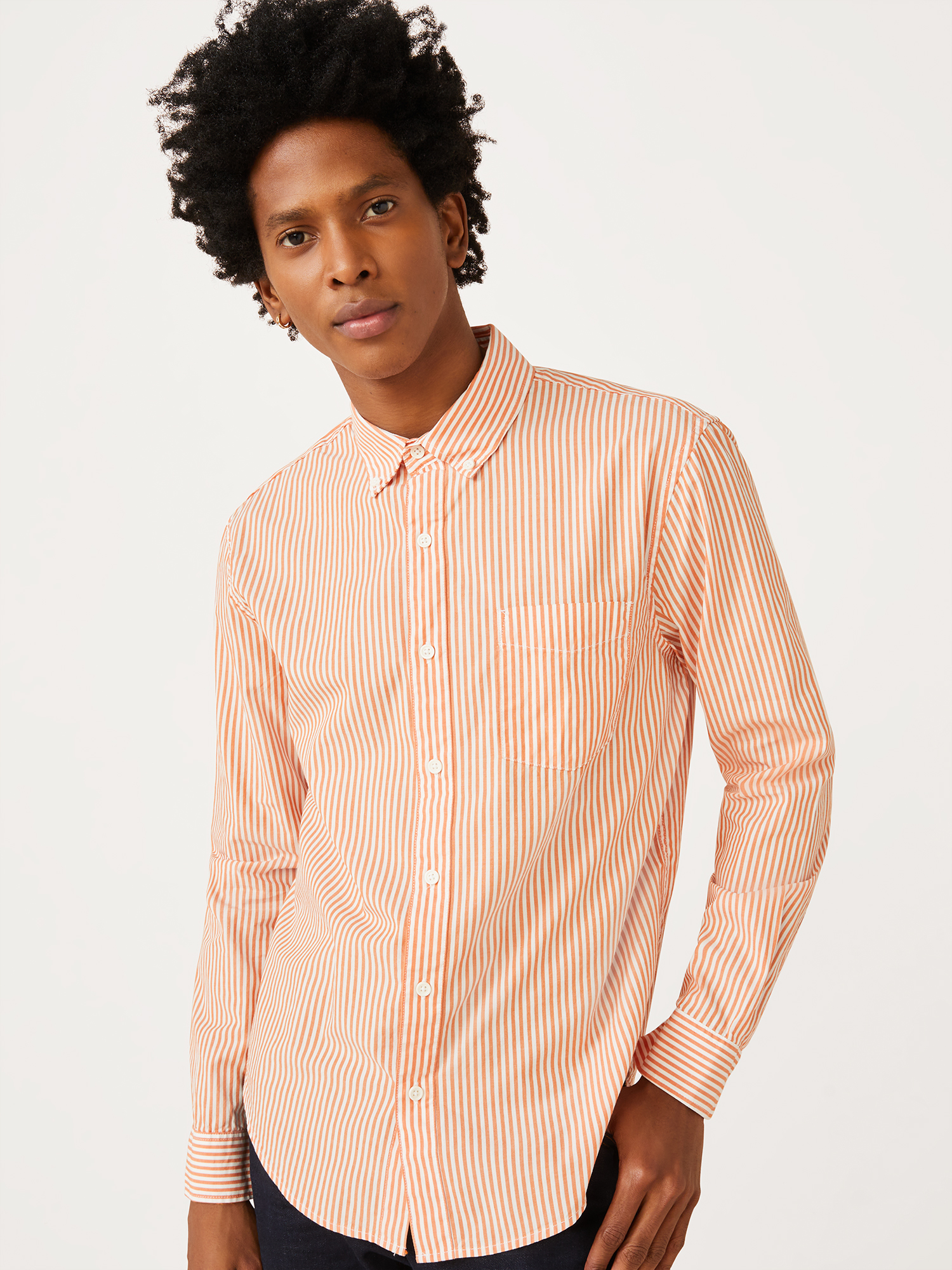 mens smart casual long sleeve shirts