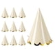 thumbnail image 1 of 10 sombreros de cumpleaños para adultos, sombreros cónicos con banda elástica, artículos para fiestas de cumpleaños de hombres y mujeres, accesorios Amarillo claro, 1 of 8