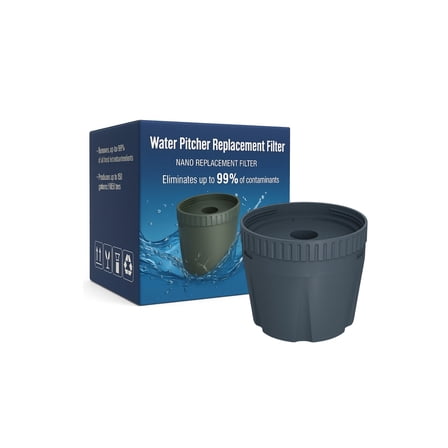 Nispira Water Pitcher Filter Replacement For Epic Nano Pitcher 150 Gallon, 1 Pack