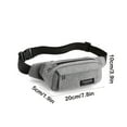 thumbnail image 3 of Miogawg Crossbody Fanny Pack With 4-Zipper Pockets, Fashion Sports Waist Bag Purse, Lightweight Belt Bag For Travel Walking Hiking Running, Phone Bag Carrying All Phones, 3 of 6
