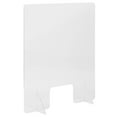 thumbnail image 3 of Emma + Oliver Acrylic Free-Standing Register Shield, Sneeze Guard, 32"H x 40"L, Clear, 3 of 10