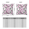 thumbnail image 2 of Pofeuu Orchids Flowers Print Double-sided plush pillowcase Square Throw Pillow Covers Pillows Cover for Living Room Bedroom Sofa Couch Cushion Cover（No pillow core）-24"x24", 2 of 7