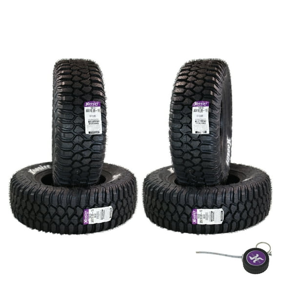 Hoosier UTV Tires 30.0X10.0-15 - 16510M550 for Side by Side & Off-Road Racing Use with Hoosier Keychain (4-Pack)