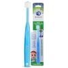 Brilliant Baby Infant Toothbrush, Ages 4–24 Months, Soft Bristles, Round Head, Blue, 1-Pack