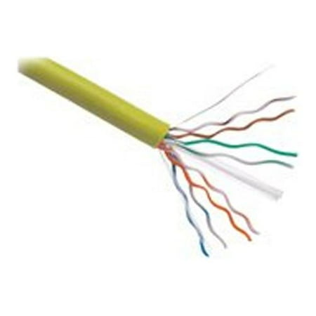 UPC: 8412801008932 | Axiom CAT6 Plenum Bulk Cable Spool 1000FT – Yellow Cables