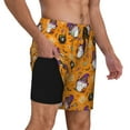 thumbnail image 3 of Daiia Halloween Witches Gnome Mens Swim Trunks Swim Shorts Quick Dry Swim Shorts with Mesh Lining Pockets-Large, 3 of 9