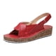 thumbnail image 2 of Moda mujer sólido verano señoras cómodas sandalias talón pendiente Casual playa zapatos Wmkox8yii  sa729, 2 of 9
