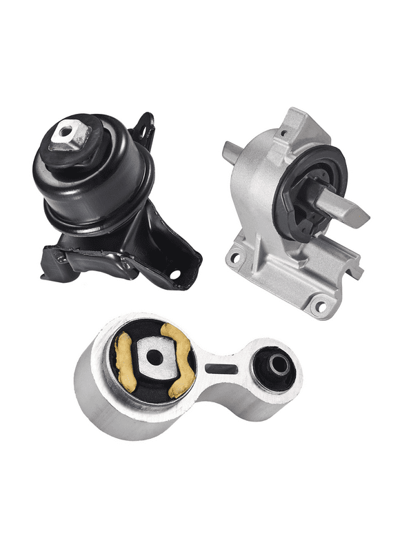 Set of 3 ISA Engine Motor Mounts Compatible with 2006-2009 Ford Fusion 2.3L l4 3.0L V6, 2006-2009 Mercury Milan 2.3L l4 3.0L V6 A5473, A5381, A5474