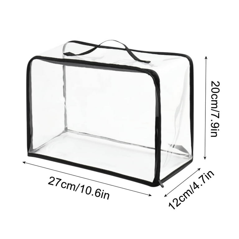 TERGAYEE Large Clear Travel Packing Bag, Transparent Plastic