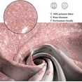 thumbnail image 4 of Pink Shower Curtain Sparkle Shimmer Bathroom Decor Shiny Bath Curtain, (No Glitter), Waterproof Cloth Fabric with Hooks-36"W x 72"L (Pack of 1), 4 of 7