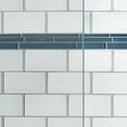 thumbnail image 2 of Basco Copa00a2776cl Coppia 76" High X 27-9/16" Wide Hinged Frameless Shower Door - Nickel, 2 of 5