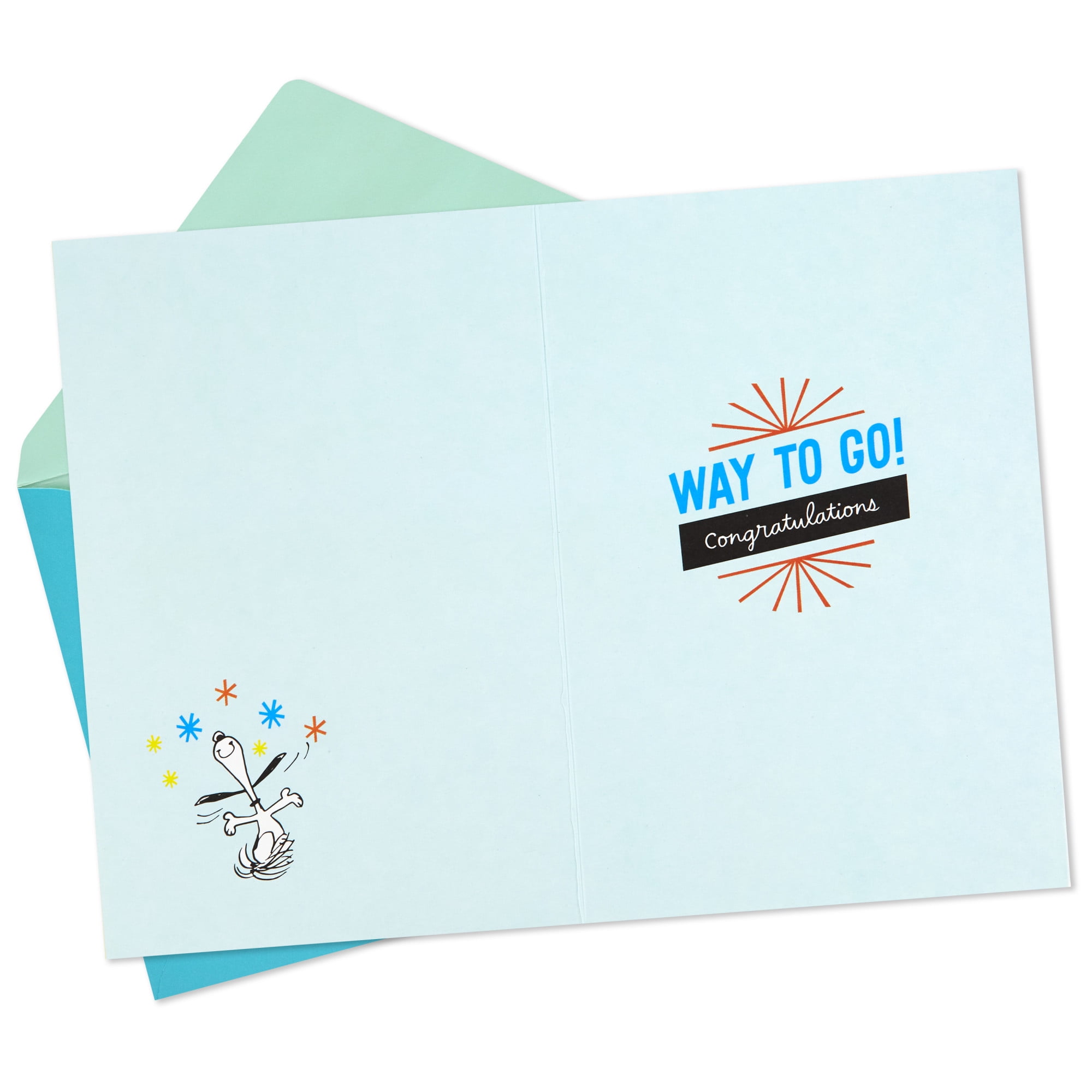 Hallmark Peanuts Congratulations Card (Snoopy Happy Dance)