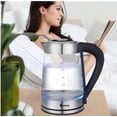 thumbnail image 2 of Zokop HD-250 110V 1500W 2.5L electric kettle with blue glass, 2 of 7