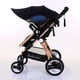 thumbnail image 3 of Parasol universal para cochecito, toldo anti-UV UPF50+, toldo ajustable para cochecito, cubierta resistente al viento, protección solar, cubierta anti-UV para cochecito, capazo, moisés, 3 of 5