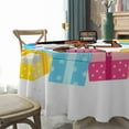 thumbnail image 3 of Gracie's Corner-Theme Round tablecloth has an iconic print, fits most tables, and is easy to care for perfect gifts for fans friends and family.diameter60''(152cm), 3 of 5