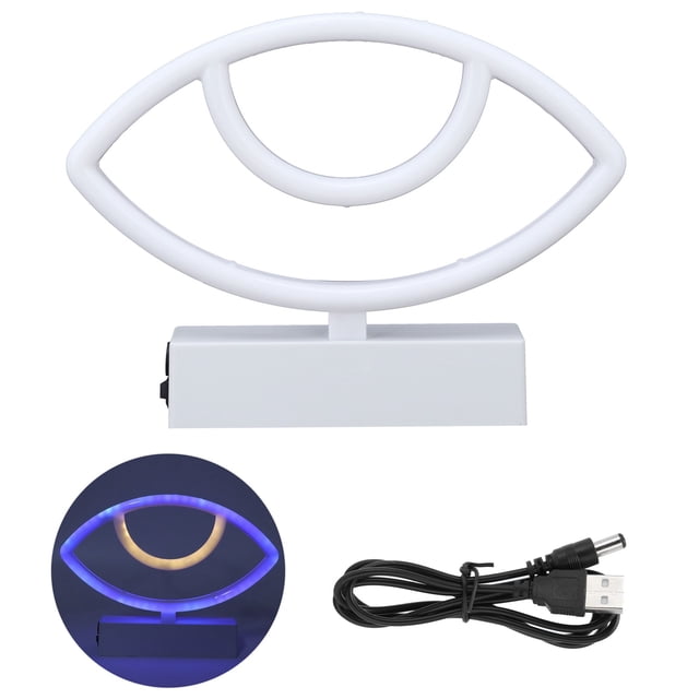Letreros de neón, luces nocturnas con soporte, Base, gafas, estilo, luz LED de neón para dormitorio, Bar, decoración de pared