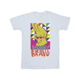 thumbnail image 1 of Johnny Bravo Mens Multi Triangles Pop Art T-Shirt, 1 of 3