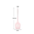 thumbnail image 5 of Silicone Kitchen Utensils, Flexible Kitchen Cooking Baking Mixing Tools, Withstand High Temperature, Dishwasher Safe, Slotted Spatula/Solid Spatula Spoon, 1Pc, Easy to Use & Clean(Pink,12X3"), 5 of 5