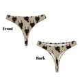thumbnail image 3 of Balery Cute Black Dog Tangas de Algodón para Mujer con Estampado – Ropa Interior Sexy, Transpirable, G-string-4X-Large, 3 of 6