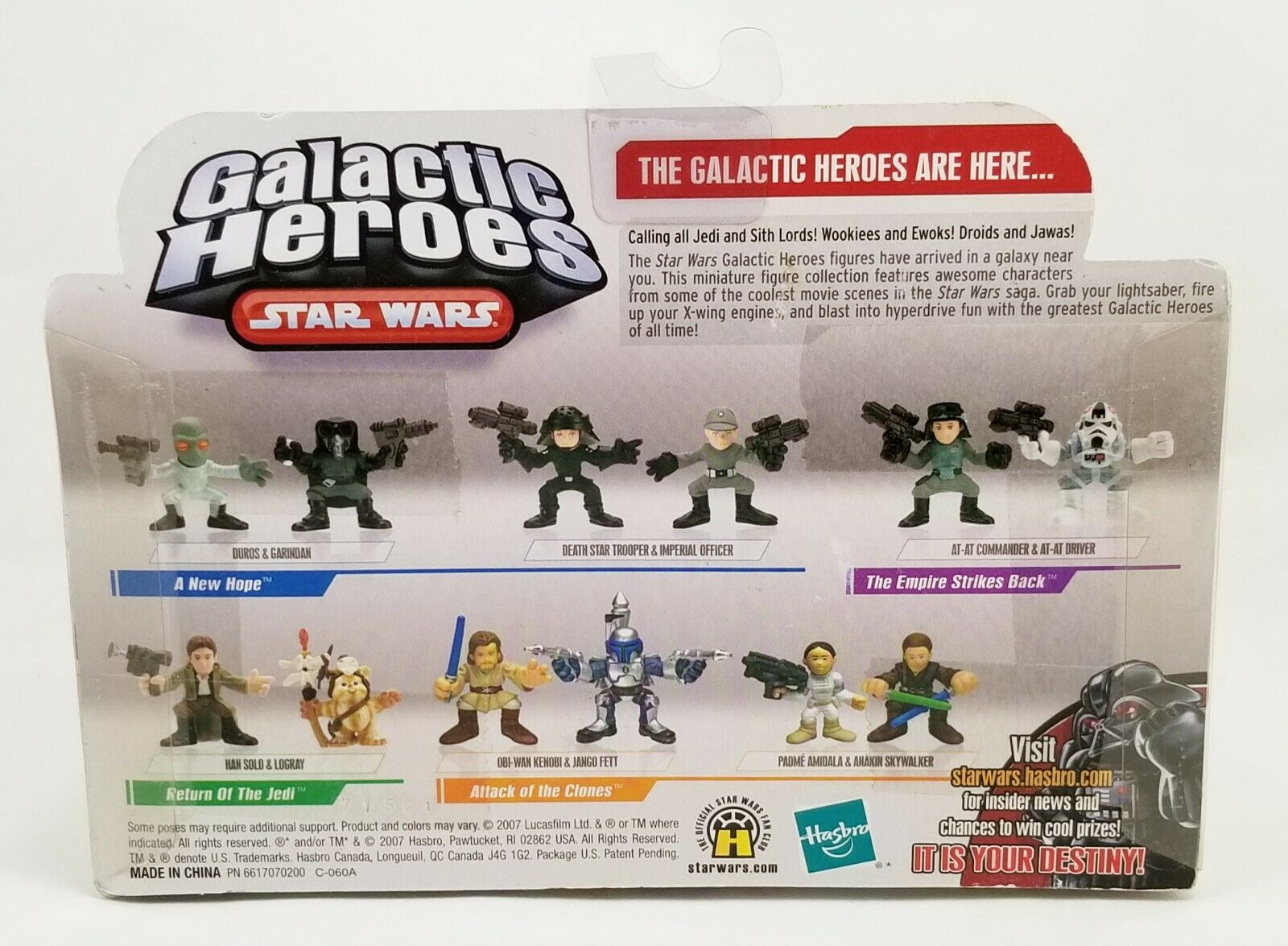 Star Wars Galactic Heroes Han Solo & Logray Hasbro Figure Set