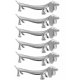 thumbnail image 1 of Palos creativos de aleación de zinc para tenedores, cuchillos, tenedores y cucharas Plata-6 piezas, 1 of 5
