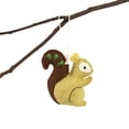 thumbnail image 2 of Hand Felted Christmas Ornament Squirrel Global Groove (H), 2 of 2