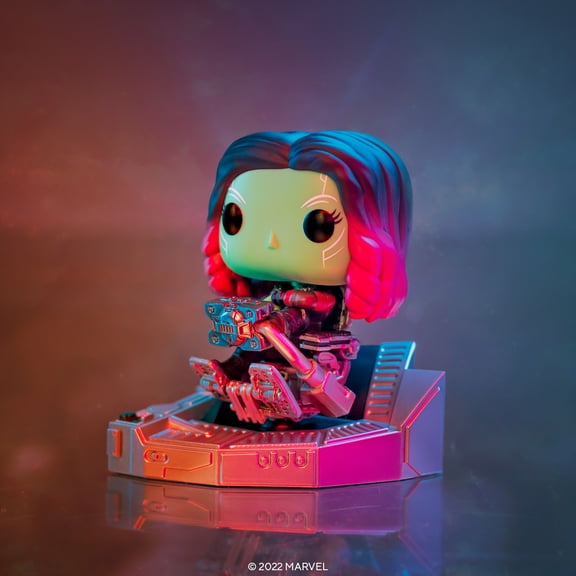 Funko Pop! Deluxe: Marvel - Guardians of the Galaxy - Gamora in Guardian's Ship Vinyl Bobblehead (4 of 6 Figures) (Walmart Exclusive)