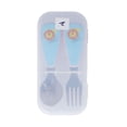 thumbnail image 4 of Spoon Fork Set, Flame Retardant 2Pcs/Set Child Tableware Baby Utensils Lovely  For Children For Kitchen For Home Yellow,Blue,, 4 of 8