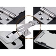thumbnail image 4 of Herrajes para puertas y ventanas Cerrojo de candado de acero inoxidable, Cerrojo y grapa resistentes con tornillos, Cierre de puerta Cerradura de puerta Pestillo de cobertizo Grapa de candado, 4 of 5