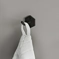 thumbnail image 2 of Brusque Robe Hook in Matte Black, 2 of 5