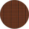 thumbnail image 3 of Round Fitted Tablecloth 44 Inch, Orange Black Plaid Fitted Round Tablecloth Elastic Fitted Tablecloths Soft Table Cloth Cloth Table Cover for Dining, Parties, Camping, 3 of 8