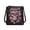 Black-Skull Flower, variant on American Flag Wolf Print Crossbody Bag for Women, Medium Size Vegan Leather Messenger Handbag Crossbody, Large Capacity Sling Purse with Adjustable Strap for Travel