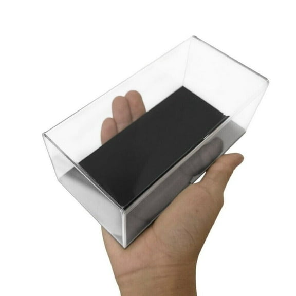 1:43 Scale Clear Acrylic Display Case with Dustproof Cover for Model Cars and Collectibles